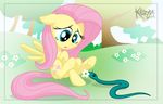  bush bushes cutie_mark duo equine female feral flower fluttershy_(mlp) friendship_is_magic fur green_eyes hair horse killryde mammal my_little_pony open_mouth outside pegasus pink_hair pony reptile scalie snake tree wings yellow_fur 