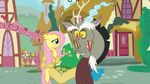  animated antlers building collaboration cute cutie_mark discord_(mlp) draconequus duo equine eyes female feral fluttershy_(mlp) foxwing_mabon-tail friendship_is_magic fur green_eyes hair horn horse mabon-tail male mammal mickeymonster my_little_pony outside pegasus pink_hair pony red_eyes size_difference squeezing wings yellow_fur 