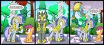  blitzstar blitzstar_(character) comic cub equine female feral friendship_is_magic horn horse madmax male mammal mane my_little_pony original_character pegasus pony royal_guard_(mlp) scootaloo_(mlp) teasing text wings young 