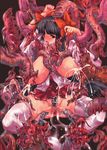  anal breasts erect_sawaru extreme_content lactation maebari miko nipples tentacles 