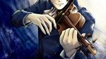  artist_request austria_(hetalia) axis_powers_hetalia bow_(instrument) cravat formal head_out_of_frame instrument male_focus mole mole_under_mouth solo suit violin 