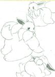  bigger_version_at_the_source bunearyk butt chubby eevee nintendo overweight pok&#233;mon pok&eacute;mon sketch smile tongue video_games 
