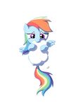  blue_fur cloud equine eyes female feral friendship_is_magic fur hair horse hug mammal multi-colored_hair my_little_pony pegasus plain_background pony purple_eyes rainbow_dash_(mlp) rainbow_hair solo wings zlack3r 