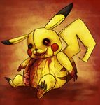  claws creepy creepypasta doll entrails feral gore grin guts intestines mammal mouse nightmare_fuel nintendo pikachu plushie pok&#233;mon pok&eacute;mon rodent smile solo soul_devouring_eyes teeth video_games 