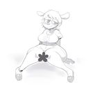  blush bottomless caprine censored female hooves lammy mammal mangneto navel parappa_the_rappa parappa_the_rapper plain_background sheep sitting solo thick_thighs um_jammer_lammy voluptuous wide_hips 