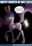  4th_of_july bow_tie cutie_mark english_text equine female feral fireworks friendship_is_magic hat holidays horse insertion john_joseco looking_at_viewer mammal my_little_pony pegasus penetration pony princess_celestia_(mlp) princess_molestia_(mlp) solo text wings 