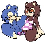  animal_crossing apron chubby dildo female incest lesbian mabel_able mammal nintendo porcupine pussy rodent sable_able sex_toy sibling sisters smile unknown_artist vaginal video_games 