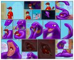  arbok blush embaressment embarrassed female human large licking livinlovindude love macro mammal micro nintendo oral_vore pok&#233;mon squeeze squeezing tongue video_games vorarephilia vore wrap 