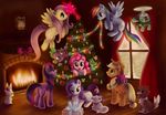  alligator angel_(mlp) applejack_(mlp) avian bow canine cat christmas cutie_mark dog dragon equine feline female feral fireplace fluttershy_(mlp) friendship_is_magic gift holidays horn horse lagomorph magpie_(artist) male mammal my_little_pony opalescence_(mlp) ornaments owl owlowiscious_(mlp) pegasus pinkie_pie_(mlp) pony presents rabbit rainbow_dash_(mlp) rarity_(mlp) reptile scalie spike_(mlp) tank_(mlp) turtle twilight_sparkle_(mlp) unicorn wings winona_(mlp) 