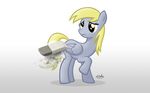  blonde_hair derpy_hooves_(mlp) equine eraser female feral friendship_is_magic hair hooves horse long_hair mammal my_little_pony never_forget pegasus plain_background pony sad solo sterlingpony twitter white_background wings yellow_eyes 