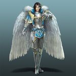  1boy angel shin_sangoku_musou sima_shi wings 