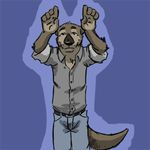  caramelldansen circles_(comic) douglas_pope k-9 low_res male mammal mustelid otter solo 