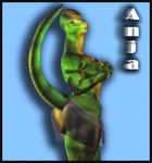 anja anthro breasts dragon female green_skin lizard muscles scalie xrayzebra4 