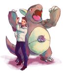  assassin's_creed_(series) bad_id bad_pixiv_id brown_eyes brown_hair crossover desmond_miles gen_1_pokemon hood hooded_jacket jacket kangaskhan mitosansan pants poke_ball poke_ball_(generic) pokemon pokemon_(creature) pokemon_(game) smile 