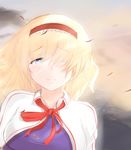  alice_margatroid bad_id bad_pixiv_id blonde_hair blue_eyes cape crying crying_with_eyes_open hair_over_one_eye hairband sad septet_(zrca_janne) short_hair solo tears touhou wind 