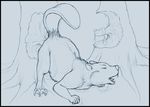  artonis ass_up beaver eyes_closed female feral insertion mammal masturbation outside penetration pussy_juice raised_tail rodent sketch solo tree vaginal vaginal_insertion vaginal_penetration 