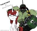  animated brush clothed clothing crossover cutie_mark english_text equine eyes_closed female feral friendship_is_magic grenades grooming hair helmet horn horse lauren_faust lauren_faust_(character) mammal my_little_pony panzerfaust panzerfaust_(skullgirls) ponification pony red_hair skullgirls smile tank text winged_unicorn wings 