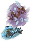  clauncher evolution fakemon pistol_shrimp pokemon pokemon_(game) pokemon_xy sea_dragon skrelp 