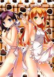  azuki_azusa hentai_ouji_to_warawanai_neko kaho_okashii naked_apron tsutsukakushi_tsukiko 