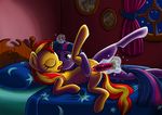  bed bedroom clitoris dildo donutwish duo equestria_girls equine female feral friendship_is_magic fur hair horn horse insertion kissing lesbian lying magic mammal my_little_pony on_side penetration pillow pony pussy sex_toy spread_legs spreading sunset_shimmer_(eg) sunset_shimmer_(mlp) twilight_sparkle_(mlp) two_tone_hair unicorn vaginal vaginal_insertion vaginal_penetration yellow_fur 