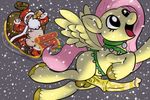  bag beard belly christmas collar cutie_mark dickgirl drinking duo equine facial_hair feral fluttershy_(mlp) flying friendship_is_magic fur hair hat holidays horse human intersex male mammal my_little_pony open_mouth pegasus penis pink_hair pony ragingsemi santa_claus santa_hat sled solo white_hair wings yellow_fur 