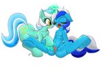  blue_fur clitoris colgate_(mlp) cutie_mark drooling duo english_text equine eyes_closed female feral fingering friendship_is_magic fur green_fur hair horn horse lesbian lyra_(mlp) lyra_heartstrings_(mlp) magic mammal my_little_pony plain_background pony pussy ricocake saliva sitting spread_legs spreading sweat text tongue tongue_out two_tone_hair unicorn vaginal vaginal_fingering white_background yellow_eyes 