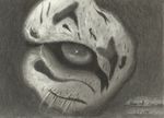  artist_is_recreationbeast charcoal eye feline male mammal recreationbeast tiger 