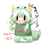  alternate_costume artist_name bad_id bad_pixiv_id chibi cosplay dated duplicate ex-keine green_hair horn_ribbon horns kamishirasawa_keine long_hair lowres open_mouth outstretched_arms rebecca_(keinelove) ribbon smile solo sukusuku_hakutaku sukusuku_hakutaku_(costume) touhou |_| 