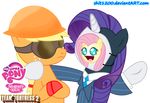  alpha_channel applejack_(mlp) blonde_hair crossover cyan_eyes deviantart duo engineer_(team_forress_2) equine eyewear fluttershy_(mlp) freckles friendship_is_magic frown glove goggles hair helmet horn horse mask my_little_pony necktie open_mouth pink_hair plain_background pony purple_hair rarity_(mlp) spy spy_(team_fortress_2) suit team_fortress_2 transparent_background tuxedo unicorn white_fur yellow_fur 