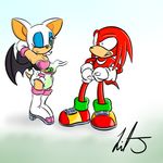  bat diaper duo echidna emerald female knuckles_the_echidna liljdude male mammal rouge_the_bat sega sonic_(series) 