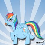  equine female feral friendship_is_magic horse mammal my_little_pony pegasus pony pregnant rainbow_dash_(mlp) smile solo tongue tongue_out tounge_out vore wings 