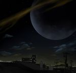  1girl bad_id bad_pixiv_id cityscape cloud couple hetero moon original scenery shiira sky star_(sky) starry_sky telescope 