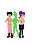  amy_wong futurama kif_kroker rabbi turanga_leela 