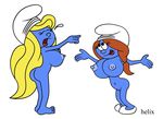  helix sassette smurfette tagme the_smurfs 