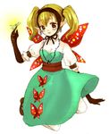  agitha artist_request blonde_hair brown_eyes earrings elbow_gloves gloves jewelry lowres pointy_ears smile solo the_legend_of_zelda the_legend_of_zelda:_twilight_princess twintails wings 