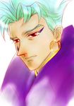  bad_id bad_pixiv_id earrings folken_fanel green_hair jewelry male_focus red_eyes sasa_no_manami solo tenkuu_no_escaflowne upper_body 