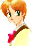  bad_id bad_pixiv_id brown_hair green_eyes kanzaki_hitomi sasa_no_manami school_uniform short_hair solo tenkuu_no_escaflowne upper_body 