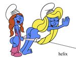  helix sassette smurfette tagme the_smurfs 