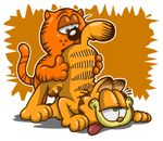  &lt;3 ambiguous_gender anal anthro cat duo ekuhvielle feline garfield garfield_(character) garfield_(series) gay hair heathcliff heathcliff_&amp;_the_catillac_cats licking male mammal oral oral_sex orange_hair raised_tail rimming sex tongue tongue_out 