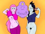  adventure_time marceline nomdepenn princess_bubblegum tagme 