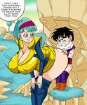  bulma_briefs dragon_ball_z glassfish son_gohan tagme 