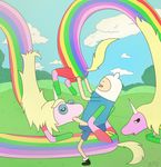  adventure_time bpq00x ethel_rainicorn finn_the_human lady_rainicorn 