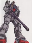  artist_request cannon damaged ground_gundam gundam gundam_08th_ms_team highres mecha no_humans solo 