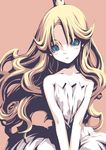  alice_(wonderland) alice_in_wonderland bad_id bad_pixiv_id blonde_hair blue_eyes blush dress highres long_hair solo sugar_bee tiara 