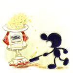 food fried_rice game_&amp;_watch lowres mr._game_&amp;_watch no_humans plate r.o.b robot super_smash_bros. 
