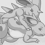  female feral male nidorina nidorino nintendo penis pok&#233;mon pok&eacute;mon pussy sex straight video_games 