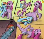  &lt;3 blue_eyes blue_fur comic cutie_mark daelakama duo english_text equine female feral friendship_is_magic fur hair horse lesbian mammal multi-colored_hair musical_note my_little_pony pegasus pink_fur pink_hair pinkamena_(mlp) pinkie_pie_(mlp) pony purple_eyes pussy rainbow_dash_(mlp) rainbow_hair saliva saliva_string smile text unbirthing vaginal vorarephilia vore wet wings 