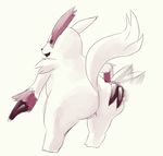  butt butt_slap chubby female feral nintendo pok&#233;mon pok&eacute;mon pussy roundabout short solo stocky taunting video_games zangoose 