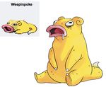  artist_request fusion pokemon pokemon_(game) slowpoke weepinbell 