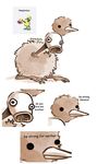  artist_request corny_(artist) doduo fusion highres pokemon pokemon_(game) siblings weepinbell 